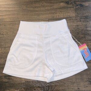 NWT Warm Fun Pocketed Terry Sweat Short